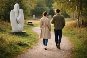 Kunstvandring som date: sådan får du gåturen til at spille