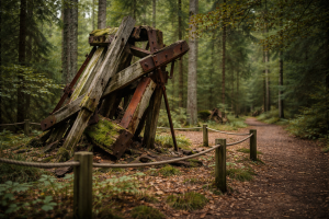 Skulpturkirkegården i Deep Forest Art Land - sådan oplever du den anderledes kunstvandring i skoven