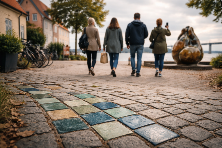 Keramikruten ved Middelfart: komplet guide til rute, stop, parkering og souvenirs