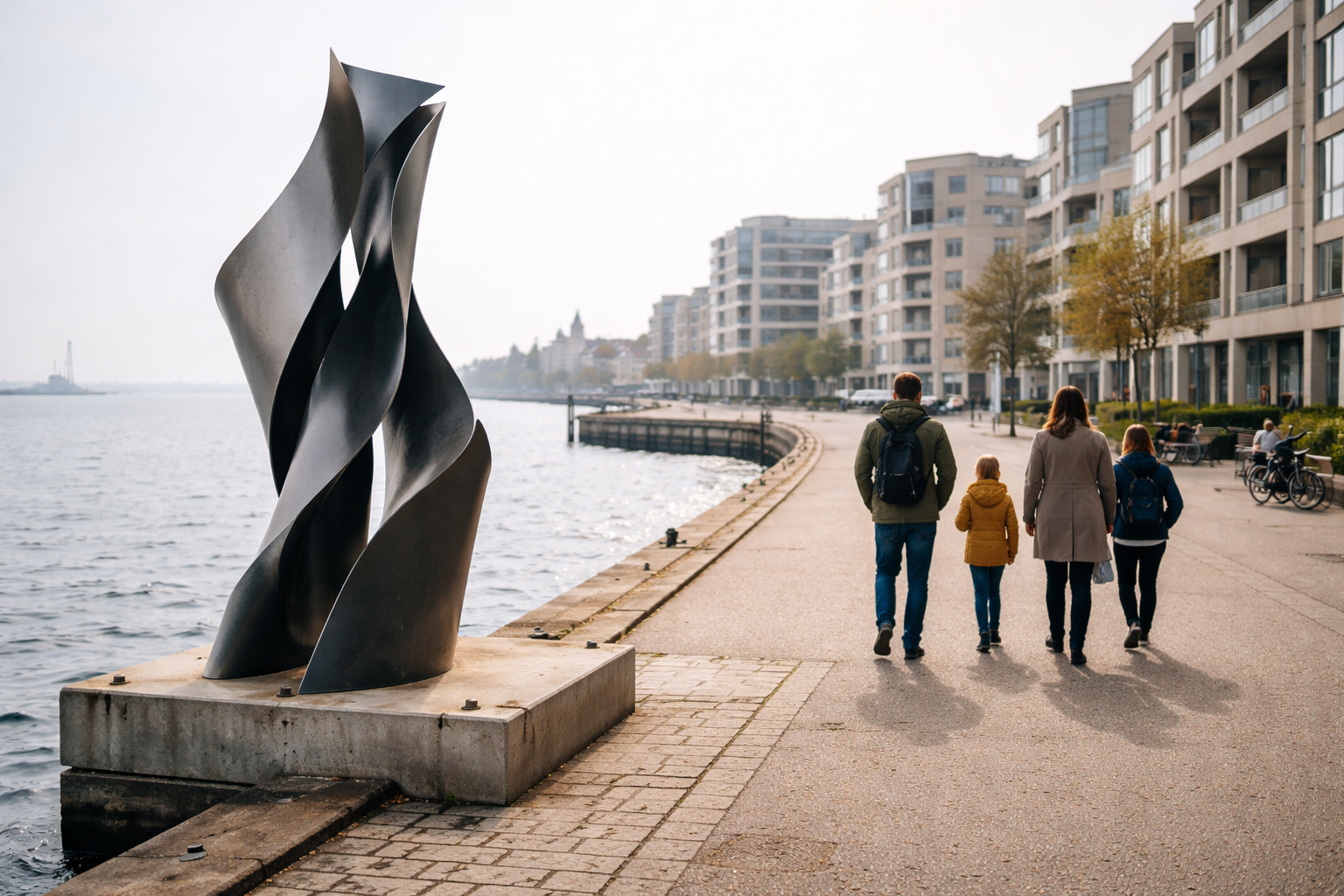 Kunstværker og monumenter i Fredericia: den bedste gå-rute med de vigtigste stop