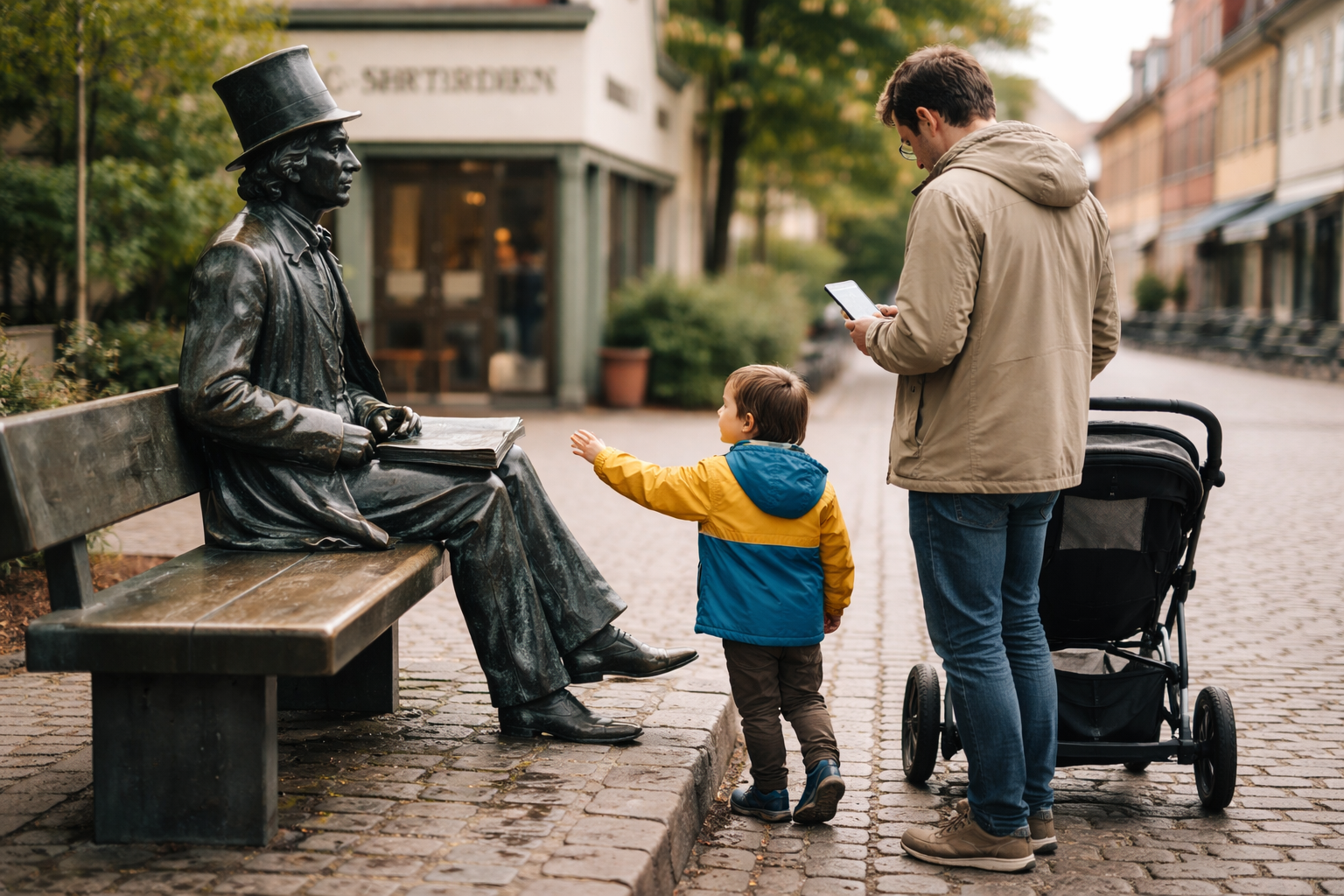 Skulpturer i Odense: gå-rute i centrum med de vigtigste værker
